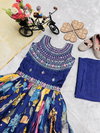 Oc 223 Heavy Chinon With Embroidery Sequence Work Kids Girs Wear Gown Collection Wholesale Online